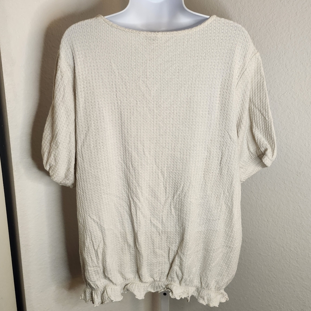 Sonoma Shortsleeve Blouse Top Size XXL - Picture 2 of 4